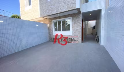 Sobrado com 3 dormitórios à venda, 120 m² por R$ 1.245.000,00 - Boqueirão - Santos/SP