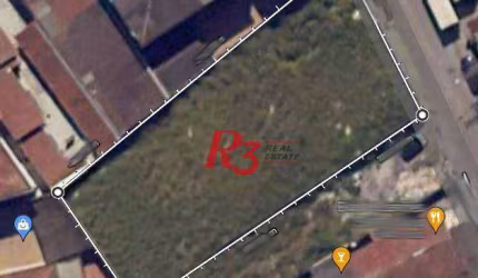 Terreno para alugar, 833 m² por R$ 7.398,83/mês - Vila Paulista - Cubatão/SP