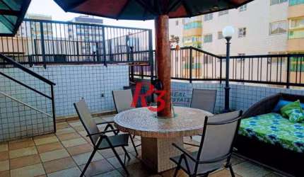 Cobertura com 4 dormitórios à venda, 350 m² - Tupi - Praia Grande/SP