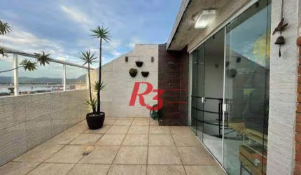 Apartamento com 3 dormitórios à venda, 215 m² - Estuário - Santos/SP