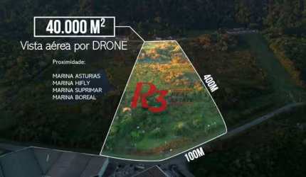 Terreno à venda, 40000 m² - Cing - Guarujá/SP