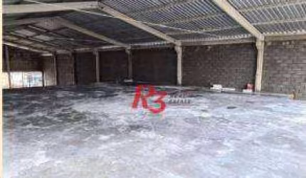 Galpão para alugar, 745 m² por R$ 21.191,92/mês - Parque São Vicente - São Vicente/SP