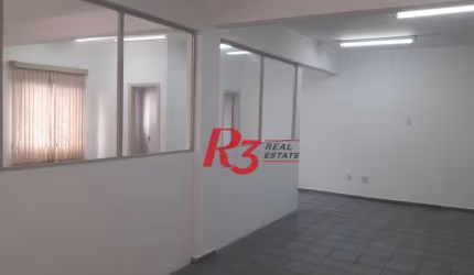Sala comercial na Vila Mathias em Santos