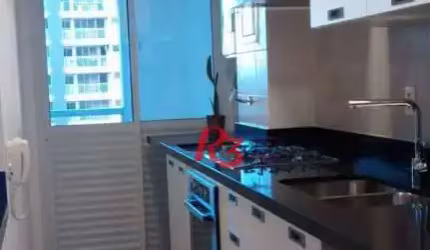 Apartamento com 2 dormitórios à venda, 70 m² - Vila Matias - Santos/SP
