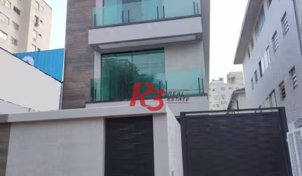 Sobrado com 2 dormitórios à venda, 100 m² - Campo Grande - Santos/SP