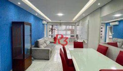 Apartamento com 2 dormitórios, 103 m² - venda por R$ 650.000,00 ou aluguel por R$ 4.600,00/mês - Itararé - São Vicente/SP