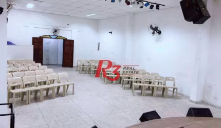 Salão à venda, 250 m² - Santa Maria - Santos/SP