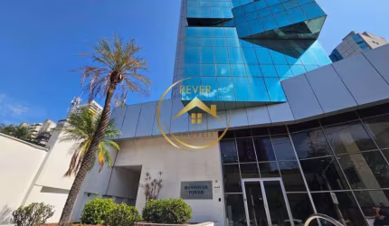 Sala à venda em Campinas, Cambuí, com 104 m², Hannovertower