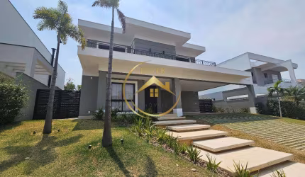 Sobrado à venda e para alugar em Campinas, Loteamento Mont Blanc Residence, com 4 suítes, com 453 m²