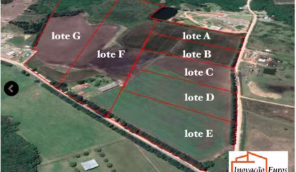 Terreno comercial à venda na Rua Miguel Teixeira Franco, 4003, Guatupê, São José dos Pinhais, 500 m2 por R$ 1.500.000