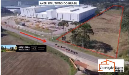 Terreno comercial à venda na Rua Antônio Singer, 3411, Campo Largo da Roseira, São José dos Pinhais por R$ 7.000.000