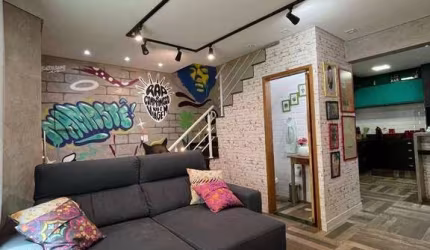 Sobrado com 3 dormitórios à venda, 112 m² por R$ 799.000 - Chácara Mafalda - São Paulo/SP