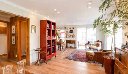 Apartamento com 4 quartos à venda na Avenida Sabiá, 303, Indianópolis, São Paulo, 165 m2 por R$ 3.350.000