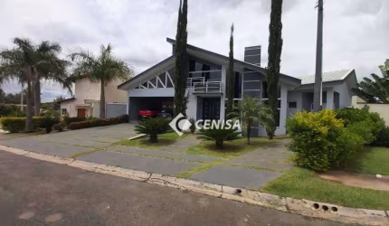 Casa com 4 suítes, 292 m² - venda por R$ 2.800.000 ou aluguel por R$ 16.830/mês - Condomínio Jardim dos Lagos - Indaiatuba/SP