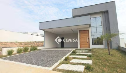 Casa com 3 suítes 186 m² de área útil - Condomínio Residencial Milano - Indaiatuba/SP
