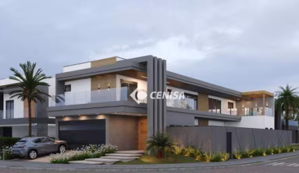 Casa com 4 suítes à venda, 377 m² - Condomínio Duas Marias - Indaiatuba/SP