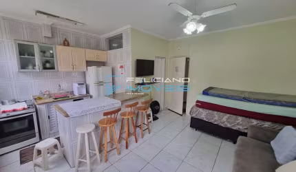 Kitnet com 1 quarto, Boqueirão, Praia Grande - R$ 210 mil, Cod: 4862