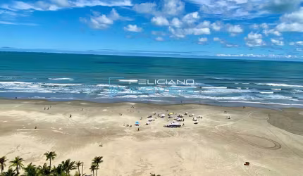 Apartamento com 1 quarto, Guilhermina, Praia Grande - R$ 349 mil, Cod: 5670