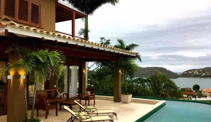 Casa Alto Padrão para Venda em Armação dos Búzios, Ferradura, 5 dormitórios, 5 suítes, 6 banheiros, 3 vagas
