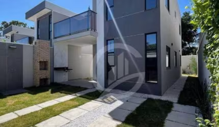 Casa duplex smart living com 3 dormitórios à venda, 110 m² por R$ 485.000 - Loteamento Parque Prainha - Aquiraz/CE