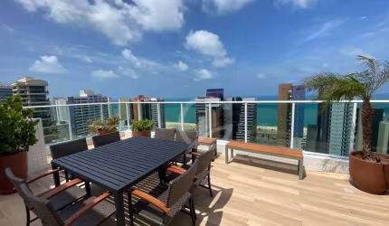 Apartamento Infinity vista mar, com 2 dormitórios à venda, 56 m² por R$ 915.000 - Meireles - Fortaleza/CE