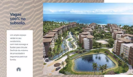 Apartamento do BS VILLE com 3 dormitórios à venda, 116 m² por R$ 1.366.000 - Porto das Dunas - Aquiraz/CE