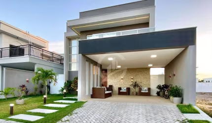Casa com 4 dormitórios à venda, 244 m² por R$ 1.320.000,00 - Jacunda - Aquiraz/CE