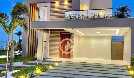 Casa de esquina, repleta de requinte e charme para você, arquitetura com traços firmes e modernos e hidro para 08 pessoas!