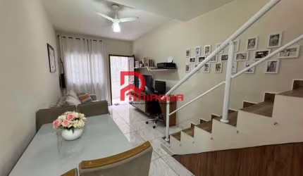 Sobrado de Condomínio com 2 quartos, Guilhermina, Praia Grande - R$ 440 mil, Cod: 6540