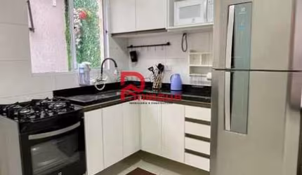 Casa de Condomínio com 2 quartos, Maracanã, Praia Grande - R$ 290 mil, Cod: 7189