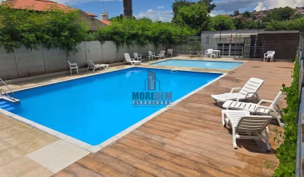 Apartamento com 2 dorms, 1 banheiro, 1 vaga e com área de lazer completa