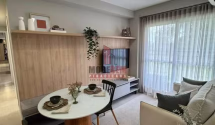 Lançamento: Apartamento a venda com varanda e lazer completo, próximo a Havan.