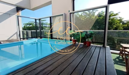 Vendo Cobertura no Recreio dos Bandeirantes-RJ com 4 Suítes, Piscina e Espaço Gourmet - Sofisticato 178m²