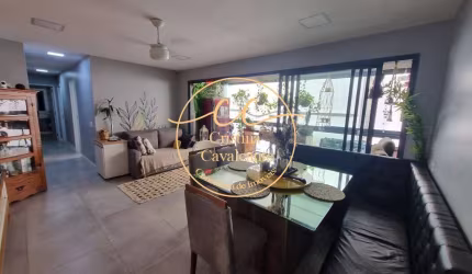 Botafogo/Volp - Apartamento à venda com 3 quartos sendo 3 suítes, 112m², 1 vaga e varanda com cortina de vidro!