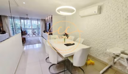 Cidade Jardim/Magestic - Apartamento de Luxo 4 Suítes na Barra Olímpica-Rio de Janeiro: 143m², Varanda Gourmet e 2 Vagas de Garagem.