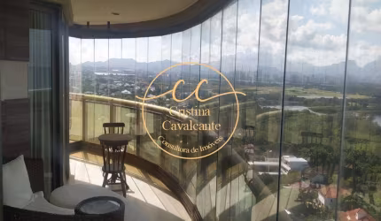 Itaúna Gold: Apartamento de Luxo à Venda na Barra da Tijuca, Rio de Janeiro - 4 suítes, 261m², vista mar e 4 vagas de garagem