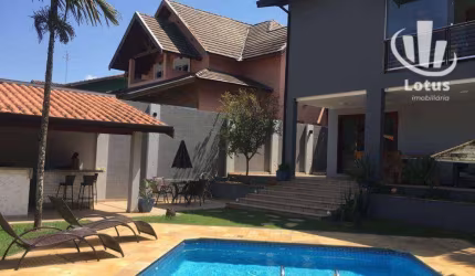 Excelente Casa no Condomínio Estância das Flores ,com 3 dormitórios à venda, 260 m²  - Estância das Flores - Jaguariúna/SP