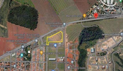 Terreno à venda, 2375 m² - Jardim Residencial Fibra - Nova Odessa/SP