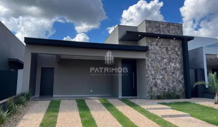 Casa Térrea c/ 3 Suítes, escritório e piscina - em Vivendas da Mata - Ribeirão Preto