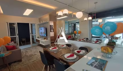 Apartamento em fase de obras, com 2 Quartos (1 Suíte), Varanda e Lazer completo