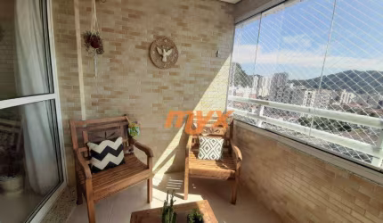 Apartamento com 3 dormitórios à venda, 95 m² por R$ 1.160.000,00 - José Menino - Santos/SP