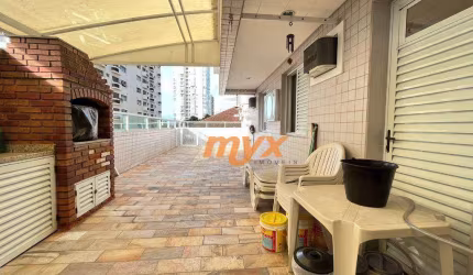 Apartamento com 3 dormitórios, 170 m² - venda por R$ 1.550.000,00 ou aluguel por R$ 18.500,00/mês - Gonzaga - Santos/SP
