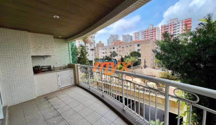 Apartamento com 3 dormitórios à venda, 199 m² por R$ 2.000.000,00 - Ponta da Praia - Santos/SP