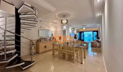 Cobertura com 3 dormitórios à venda, 404 m² por R$ 1.500.000,00 - Ponta da Praia - Santos/SP