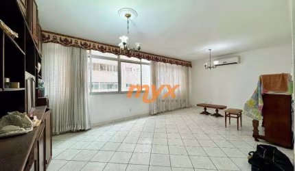 Apartamento com 3 dormitórios à venda, 124 m² por R$ 699.000,00 - José Menino - Santos/SP
