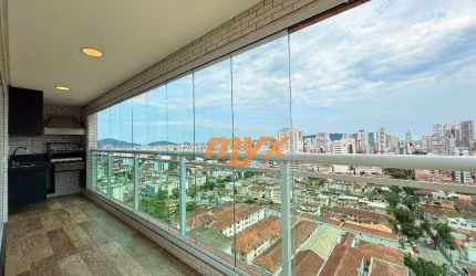 Apartamento com 3 dormitórios à venda, 96 m² por R$ 1.199.000,00 - Boqueirão - Santos/SP