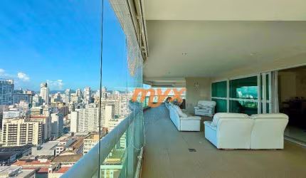 Apartamento com 4 dormitórios à venda, 360 m² por R$ 8.000.000,00 - Gonzaga - Santos/SP