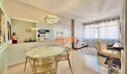 Apartamento com 2 dormitórios para alugar, 86 m² por R$ 5.500,00/mês - Boqueirão - Santos/SP