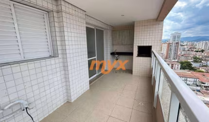 Apartamento com 3 dormitórios para alugar, 92 m² - Ponta da Praia - Santos/SP