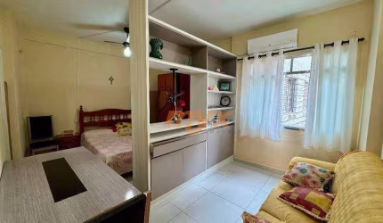 Apartamento com 1 dormitório para alugar, 35 m² por R$ 2.090,00/mês - Centro - São Vicente/SP
